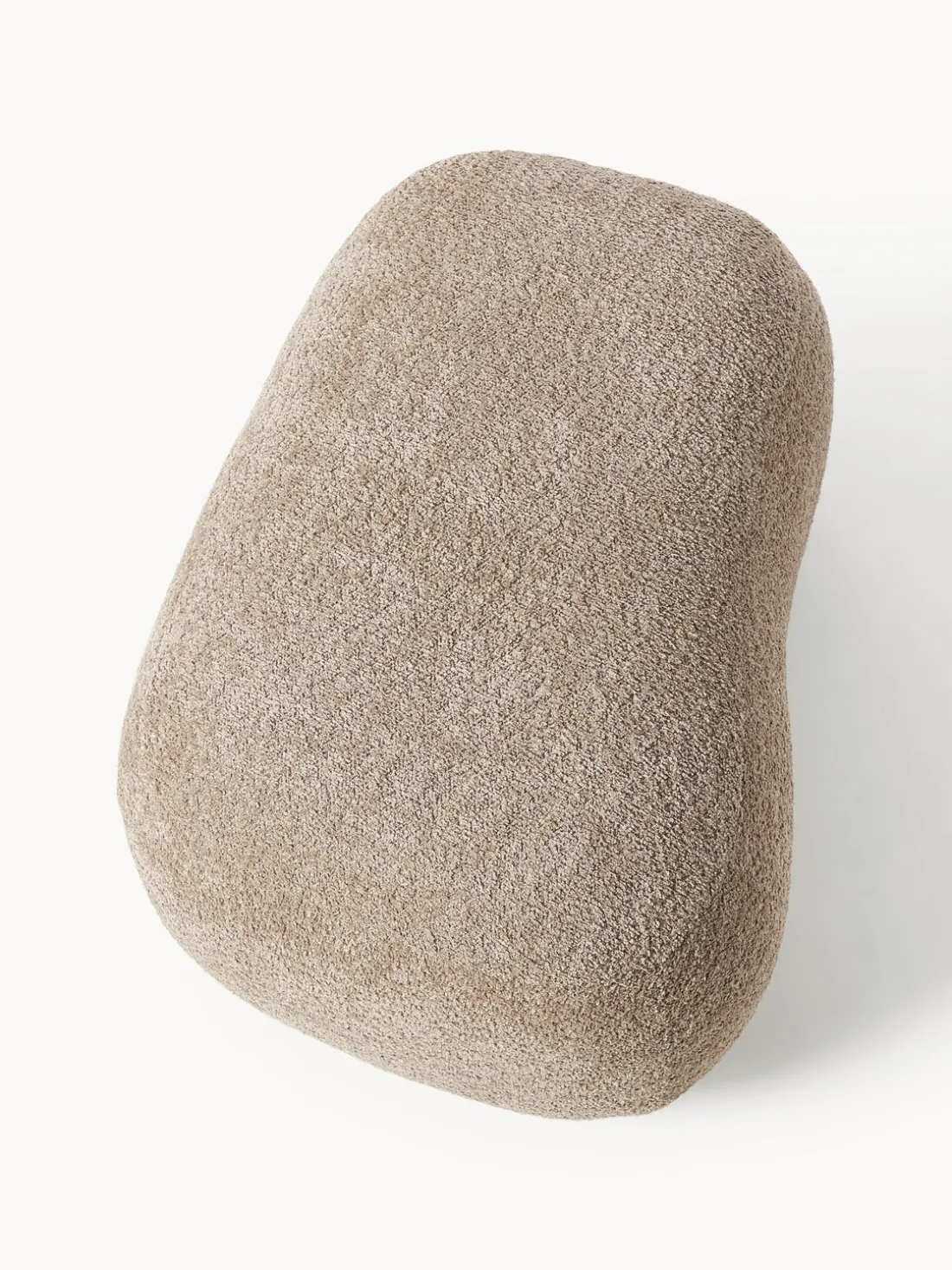 Puf reposapiés de borreguillo bouclé Alba