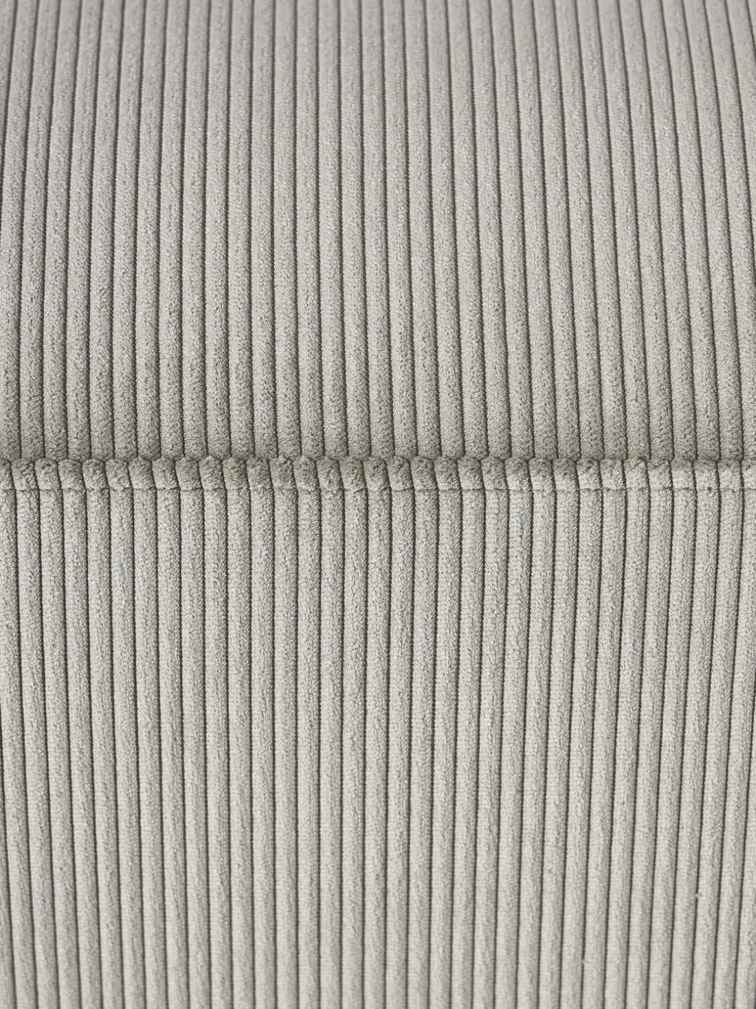 Puf reposapiés de pana Melva, 99 x 42 cm