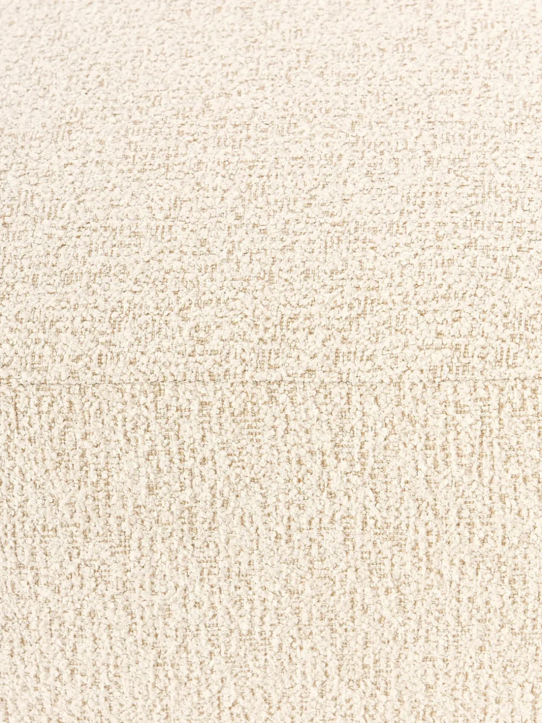 Puf reposapiés en tejido bouclé Sofia