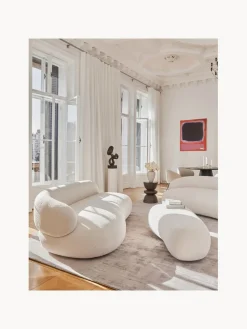 Puf reposapiés grande de borreguillo Alba