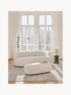 Puf reposapiés grande de borreguillo Alba