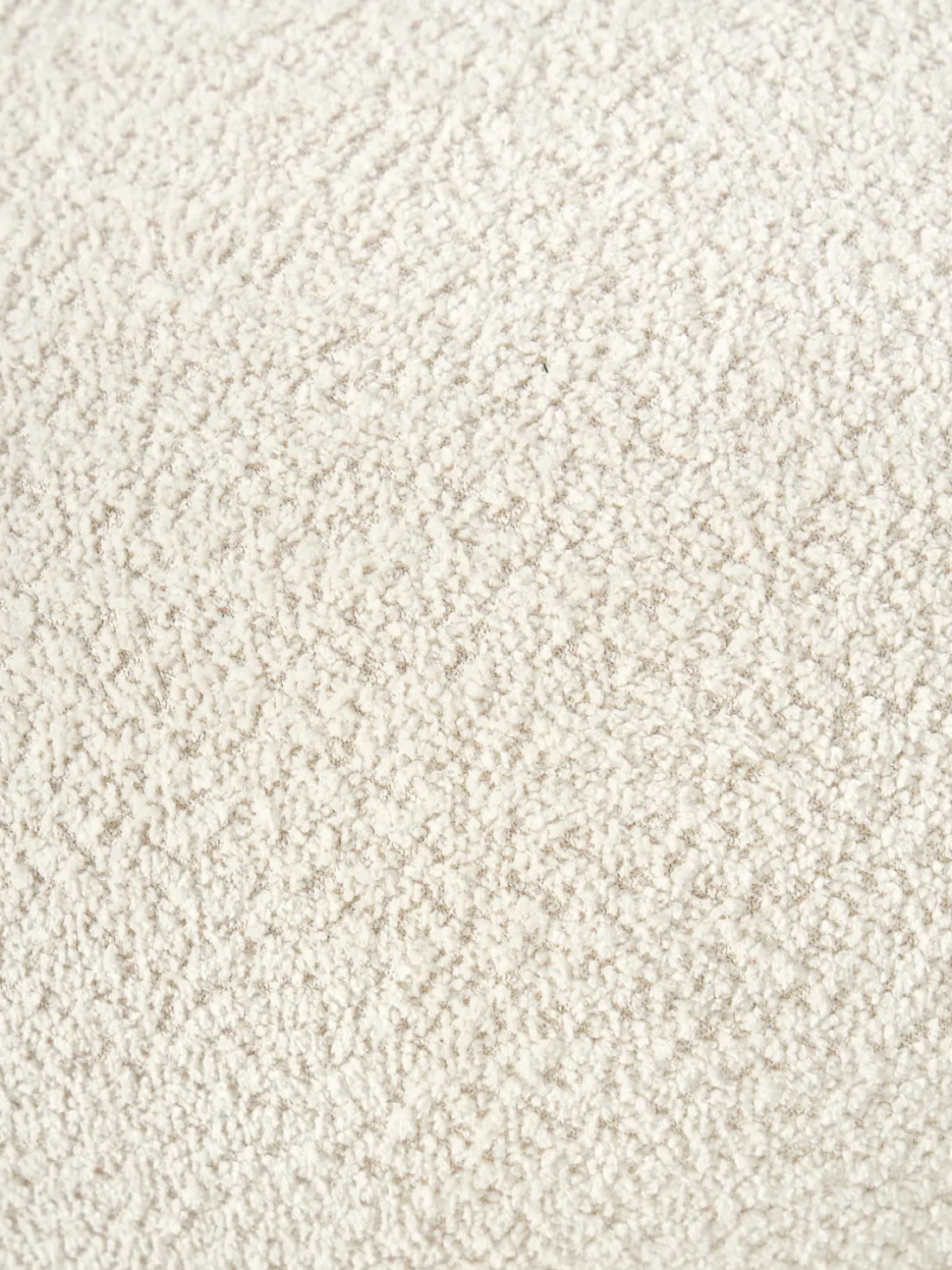 Puf reposapiés grande de borreguillo bouclé Alba