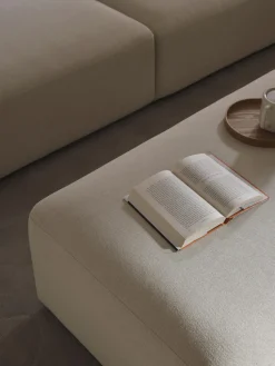 Puf reposapiés grande Melva, 116 x 72 cm