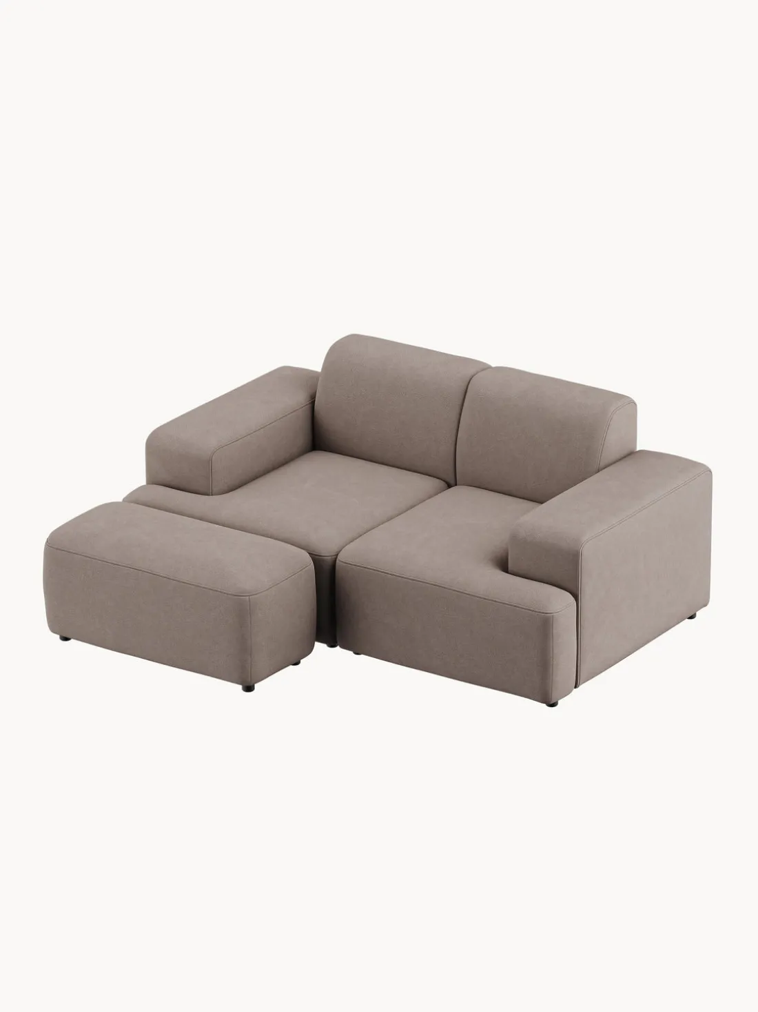 Puf reposapiés Melva, 99 x 42 cm