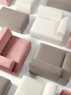 Puf reposapiés Melva, 99 x 72 cm