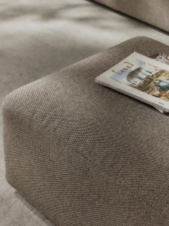 Puf reposapiés Melva, 99 x 72 cm