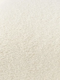 Puf reposapiés tapizado en borreguillo Stanley