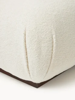 Puf reposapiés tapizado en borreguillo Stanley