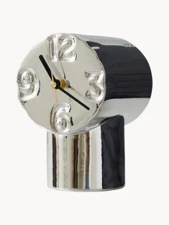 Reloj de cerámica artesanal con cromo Retro