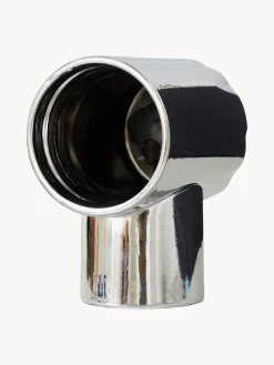 Reloj de cerámica artesanal con cromo Retro