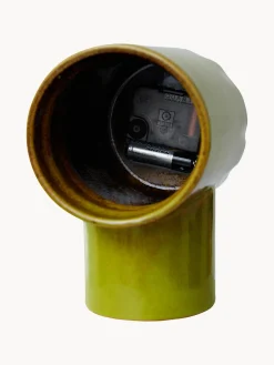 Reloj de mesa de cerámica pintado a mano Retro