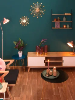 Reloj de pared Sunburst