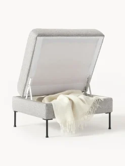 Reposapiés puf con espacio de almacenamiento Cucita