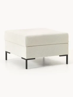 Reposapiés puf con espacio de almacenamiento Luna