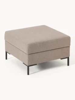 Reposapiés puf con espacio de almacenamiento Luna