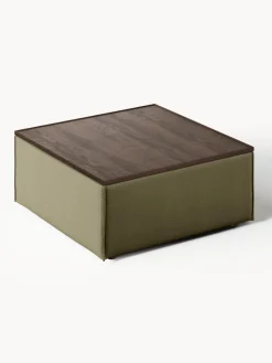 Reposapiés puf con espacio de almacenamiento Lennon