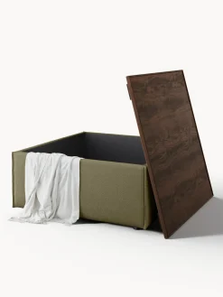 Reposapiés puf con espacio de almacenamiento Lennon