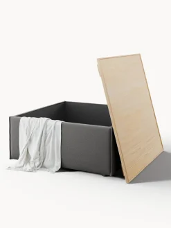 Reposapiés puf con espacio de almacenamiento Lennon