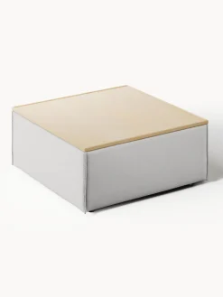 Reposapiés puf con espacio de almacenamiento Lennon