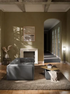 Reposapiés puf con espacio de almacenamiento Lennon