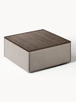 Reposapiés puf con espacio de almacenamiento Lennon