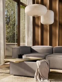 Reposapiés puf con espacio de almacenamiento Lennon