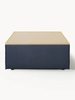 Reposapiés puf con espacio de almacenamiento Lennon