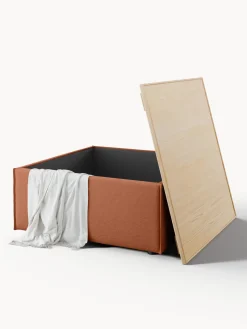 Reposapiés puf con espacio de almacenamiento Lennon