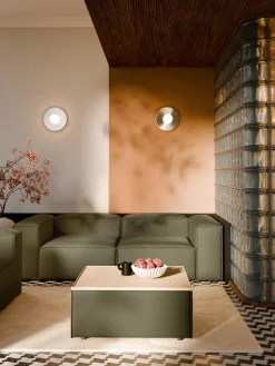 Reposapiés puf con espacio de almacenamiento Lennon