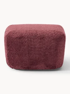 Reposapiés puf de borreguillo bouclé Wolke