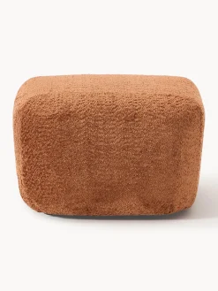 Reposapiés puf de borreguillo bouclé Wolke