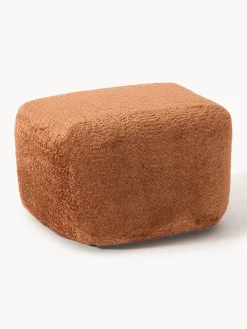 Reposapiés puf de borreguillo bouclé Wolke