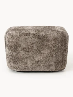 Reposapiés puf de borreguillo bouclé Wolke