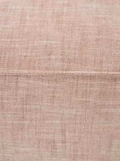 Reposapiés puf de mezcla de lino Lennon