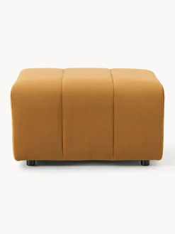 Reposapiés puf de terciopelo Lena