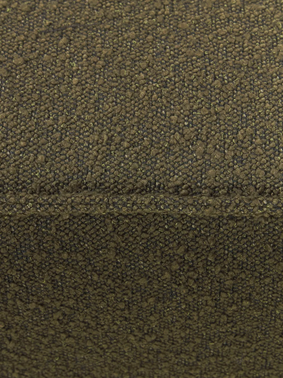 Reposapiés puf en tejido bouclé Lennon