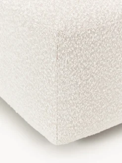 Reposapiés puf en tejido bouclé Anton