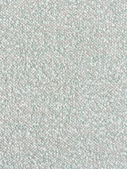 Reposapiés puf en tejido bouclé Alba