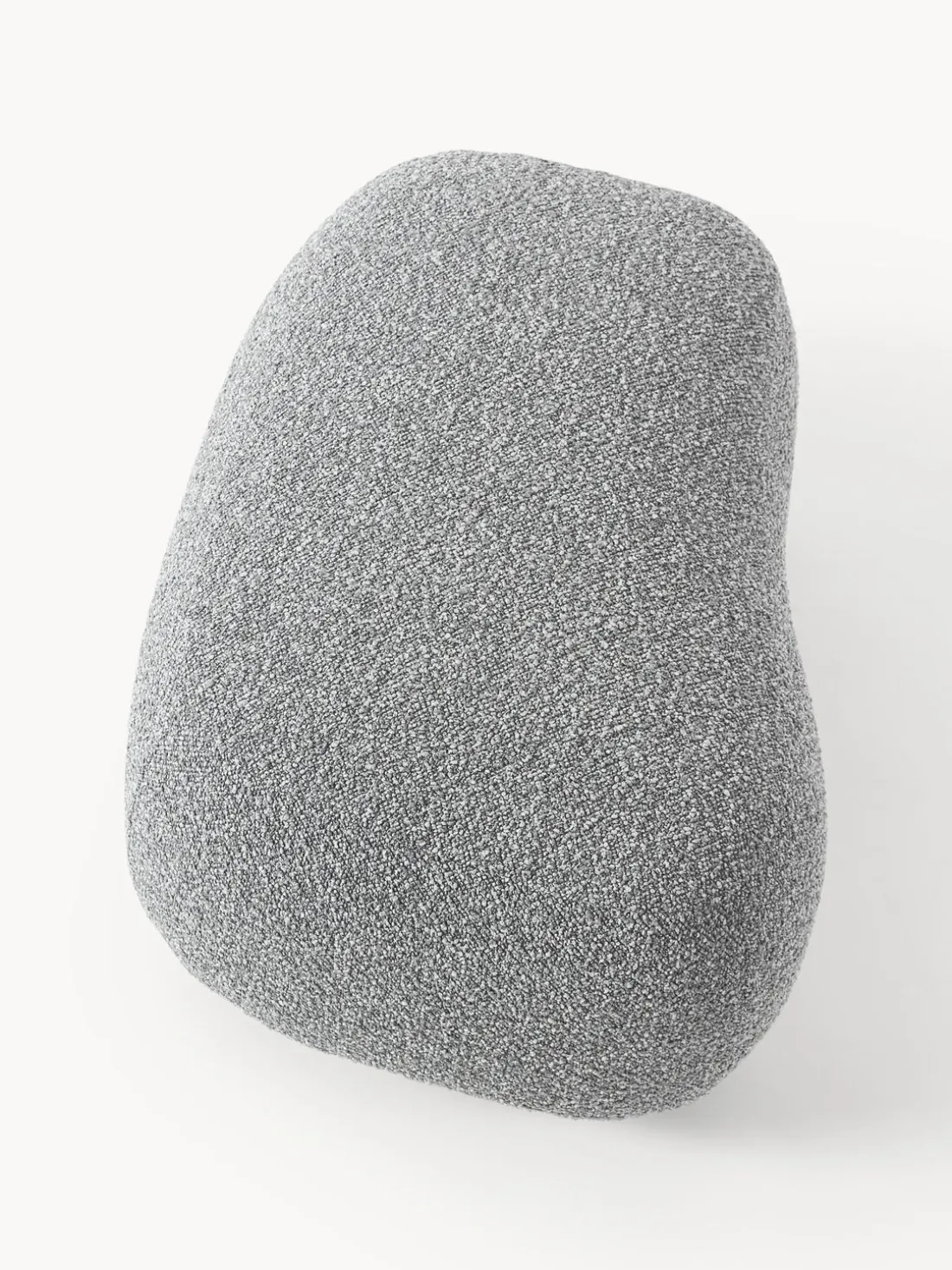 Reposapiés puf en tejido bouclé Alba