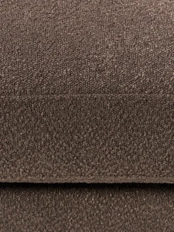 Reposapiés puf en tejido bouclé Tribeca