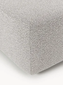 Reposapiés puf en tejido bouclé Anton