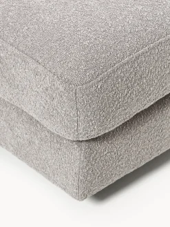 Reposapiés puf en tejido bouclé Tribeca