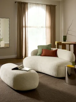 Reposapiés puf grande Alba