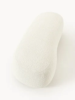 Reposapiés puf grande en tejido bouclé Alba