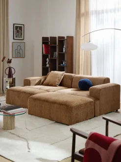 Reposapiés puf grande Melva, 116 x 72 cm