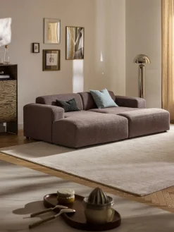 Reposapiés puf grande Melva, 116 x 42 cm