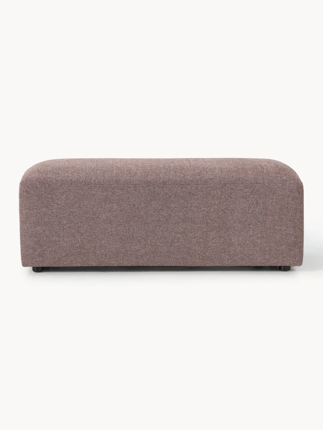 Reposapiés puf grande Melva, 116 x 42 cm