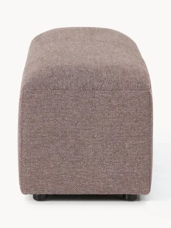 Reposapiés puf grande Melva, 116 x 42 cm