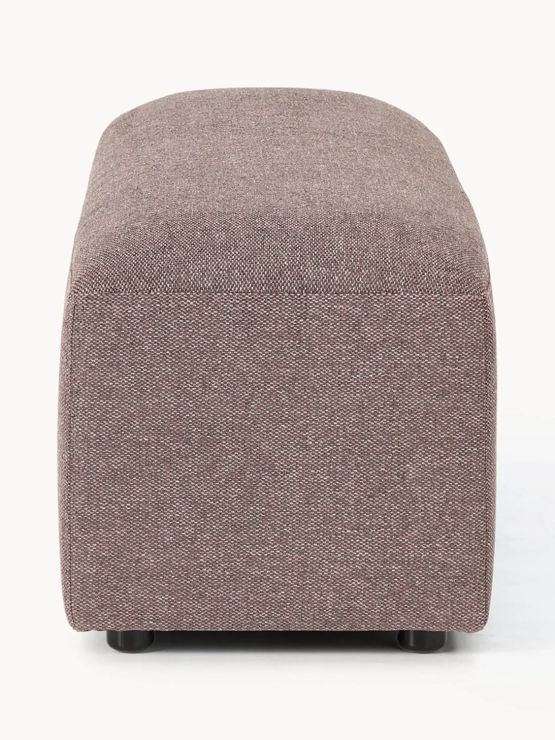 Reposapiés puf grande Melva, 116 x 42 cm