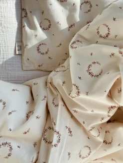 Ropa de cama infantil de satén Wreath